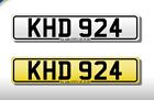 KHD 924 number plate private dateless personal registration KD KH HD Porsche Ken