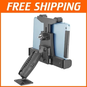 Universal 7"-10" Locking Tablet Base Mount - Perfect for Work & ELD Applications - Picture 1 of 10
