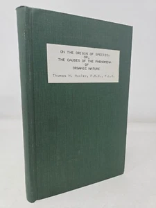 On the Origin of Species by Huxley 1863 Appleton HC Evolution Lectures Rare - Picture 1 of 4