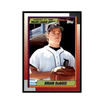 1989 Topps Major League Debut Brian DuBois Baseball Cards #32 - Image 1 of 3