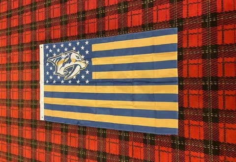 Brand New Nashville Predators flag 3 foot by 5 foot Cover