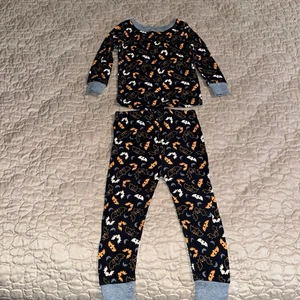 Kleinkinder Nachtwäsche 18 Monate Halloween Fledermäuse 2 Stück Unisex Schlafanzug - Bild 1 von 3