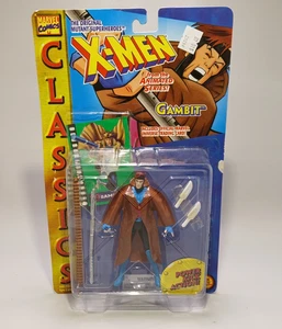NIB 1995 Toy Biz Marvel Comics X-Men Classics Gambit Power Kick Action 5" Figure - Picture 1 of 4