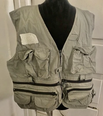 DANIELSON CLASSICS Fishing Vest Sports 11 Pockets Gray  Men’s  Sz XXL - Image 1 of 4
