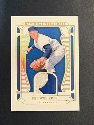 2025 National Treasures PEE WEE REESE Material Treasures Player Worn 02/10 Gold - Image 1 of 2