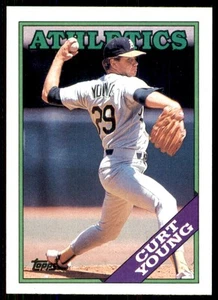 1988 Topps Curt Young Oakland Athletics #103 - Picture 1 of 2