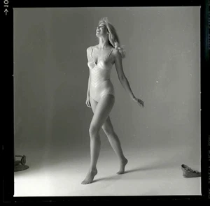 LQQK 3 vintage 1982 negative CHARMING LINGERIE FASHION MODEL NEXT DOOR #12 - Picture 1 of 2