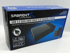 Sabrent USB 3.0 SATA Hard Drive Flat Docking Station NIB *Ships FAST - Picture 1 of 4