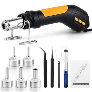 Heat Gun, 700W 212°F~932℉(100°C~500°C) Mini Soldering Heat Gun Hot Air Rework... - Picture 1 of 7