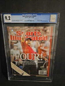 Tiger Woods Sports Illustrated CGC 9.2! FOUR  Newsstand April 18th 2005  - Picture 1 of 5