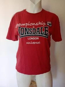 T-shirt Lonsdale donna taglia S Originale skingirl skinhead - Picture 1 of 14