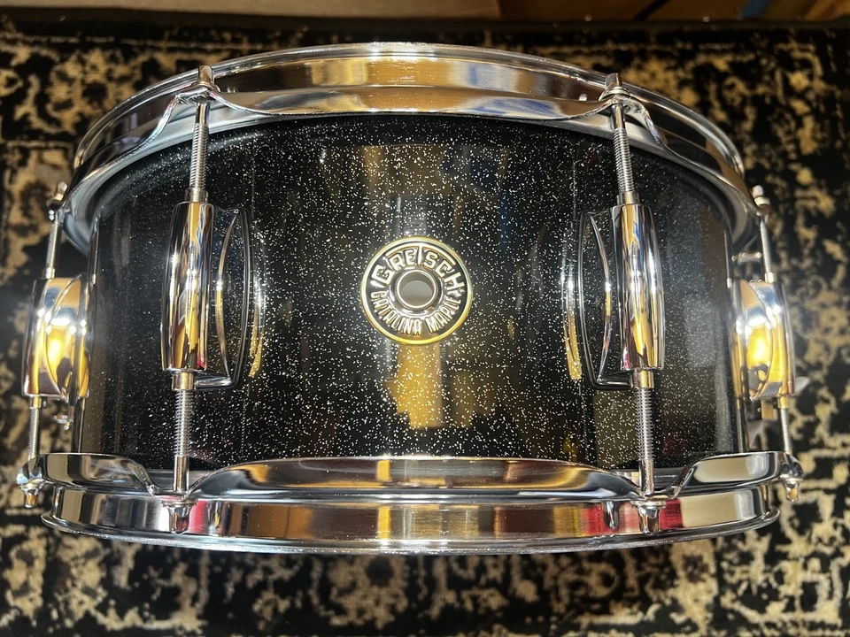 Tambor Gretsch 6" x 14" Catalina Maple - Polvo de estrellas negro Foto 1 de 4