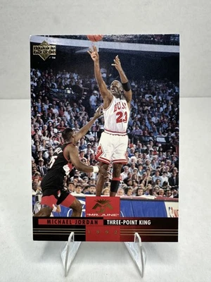 1993-94 Upper Deck Spanish #170 Michael Jordan - Three-Point King - Image 1 of 2