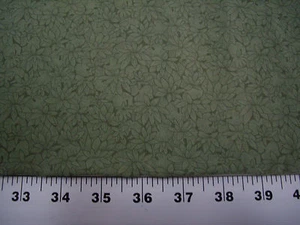 Flower Shape Fabric by RJR Green 1 yard, 100% Cotton - Picture 1 of 1