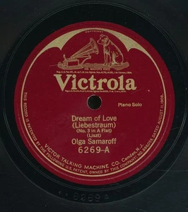 pc78-12 inch-Classical piano -Victrola 6269-Olga Samaroff - Bild 1 von 2