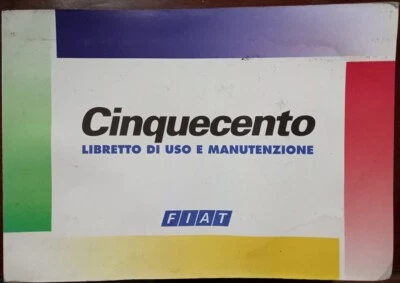 Libretto Fiat CINQUECENTO - Immagine 1 di 2
