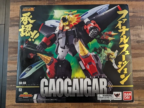 Bandai Soul of Chogokin GX-68 GaoGaiGar Action Figure Missing Train Cover