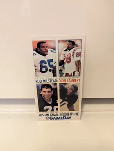 1992 Reggie White RC Rod Milstead Dion Lambert Hesham Ismail GameDay #198 - Picture 1 of 11