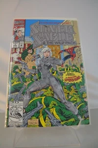 1992 MARVEL COMICS SILBER ZOBEL UND DIE WILDE PACKUNG # 1 GEPRÄGTER FOLIENDECKEL SEHR GUTER ZUSTAND + - Bild 1 von 1