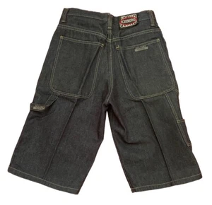 VTG Iceberg Jean Shorts Mens 32 Baggy Carpenter Skater 90s Grunge 14” Inseam - Picture 1 of 8