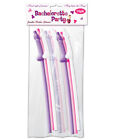 Bachelorette Party Pecker Sipping Straws -Pack Of 10
