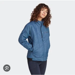 NWT $160 Adidas Terrex Multi Synthetic Insulated Jacket Blue Women Large HS9730 - Picture 1 of 7