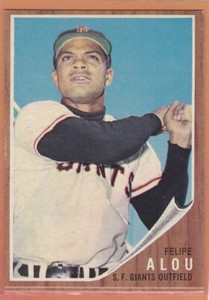 1962 TOPPS BASEBALL FELIPE ALOU #133 GIANTS EXMT/NM *72546