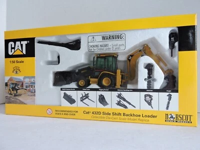 2001 VINTAGE CAT 432D Side Shift Backhoe Loader 55060 Norscot 1/50th Scale NIB - Image 1 of 4