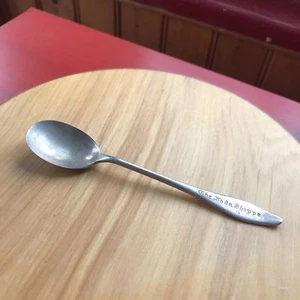 5" Vintage Silver Plate The Soda Shoppe Spoon Oval Bowl - Picture 1 of 2
