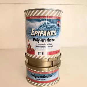 0,75L Epifanes Poly-Urethane Yachtlack 845 ROT 2K PU Lack Boot Seidenglanz 750ml - Bild 1 von 6