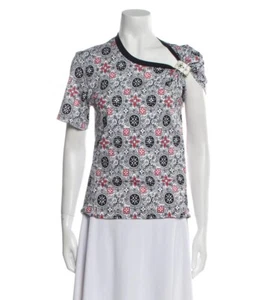 Authentic Louis Vuitton Flower Print Top With Tags - Picture 1 of 2