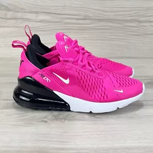 NIB Nike Air Max 270 Laser Fuchsia Summit White 943345 602 Sz 7Y = Women’s 8.5 - Picture 1 of 8