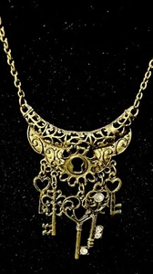 Collana con chiavi stile vintage catena 24". # 1039 - Foto 1 di 4