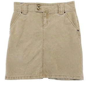 Falda GAP Cordouroy 31" Cintura 38" Caderas, Etiqueta Talla 4, Medidas Talla 6, Marfil/Beige - Imagen 1 de 14