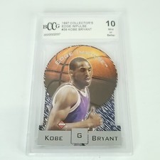 1997 Collector's Edge Edge Impulse Die-Cut #39 Kobe Bryant BCCG 10 Beckett
