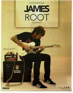 2014 ORANGE Jim Root #4 Terror Amplifier and Cab JAMES ROOT Slipknot magazine ad