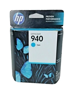 Cartucho de tinta cian HP 940 C4906AN nuevo sellado de fábrica caducado 2015 Officejet Pro - Imagen 1 de 3
