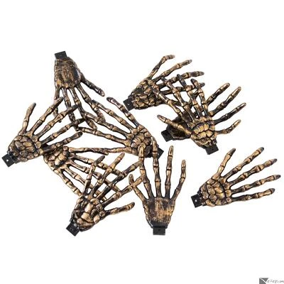 Foro Novedades Espeluznante Esqueleto Manos 3" Decoración Halloween utilería, 10... Foto 1 de 2