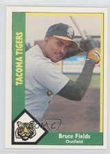1990 CMC AAA Tacoma Tigers Green Backs Bruce Fields #14