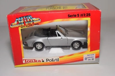 W 1:25 POLISTIL 02215 2215 PORSCHE 911 CABRIOLET GRIGIO METALLIZZATO QUASI NU... - Immagine 1 di 4