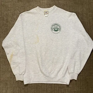 Lee Ultraweight Crewneck Sweatshirt Heather Gray Men Small St Columbkille School - Picture 1 of 12