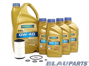 Motor Oil Change Kit - Compatible with 2002-07 Mercedes Benz ML500 - 5.0L - 0w40 - Picture 1 of 1
