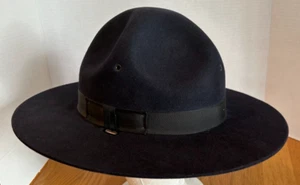 TROOPER HAT Dark Blue POLICE TROOPER SIZE 3 XXX Beaver 7 1/8 Extra Long Oval - Picture 1 of 7