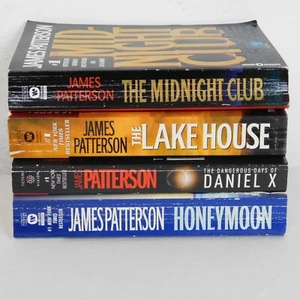Lot 4 James Patterson PB Midnight Club Lake House Honeymoon Dangerous Daniel X - Imagen 1 de 12