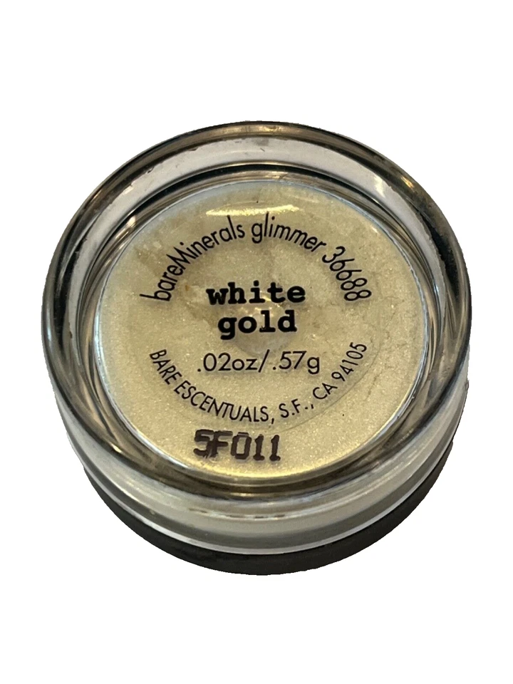 bareMinerals WHITE GOLD Glimmer Eye Shadow Color New and Sealed - Image 1 of 1