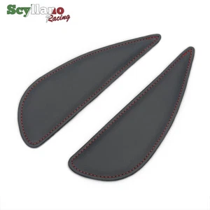 Paneles laterales traseros acolchados de cuero negro para Fiat Abarth 500 595 695 - Imagen 1 de 6