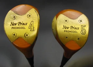 Vintage Set 2 Japanese New Prince Promodel 4 & 5 Woods Regular Graphite Shafts - Picture 1 of 5