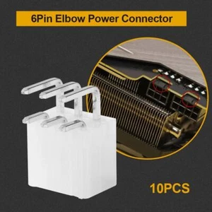 10pcs 6Pin Metal BTC Miner Connector Replacement Power Supply Looper Male Header - Afbeelding 1 van 6