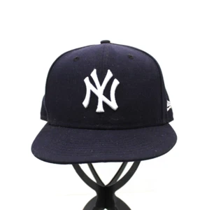 Cappellino New York Yankees Basic blu navy e bianco New Era 59Fifty aderente taglia 7 3/8 - Foto 1 di 6