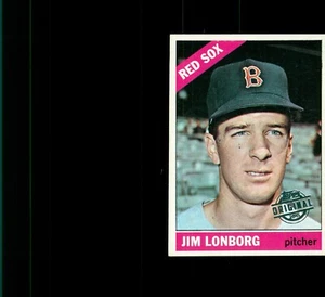 Jim Lonborg 1966 Topps Buyback Original Stamped - 2015 - Boston Red Sox - Picture 1 of 2